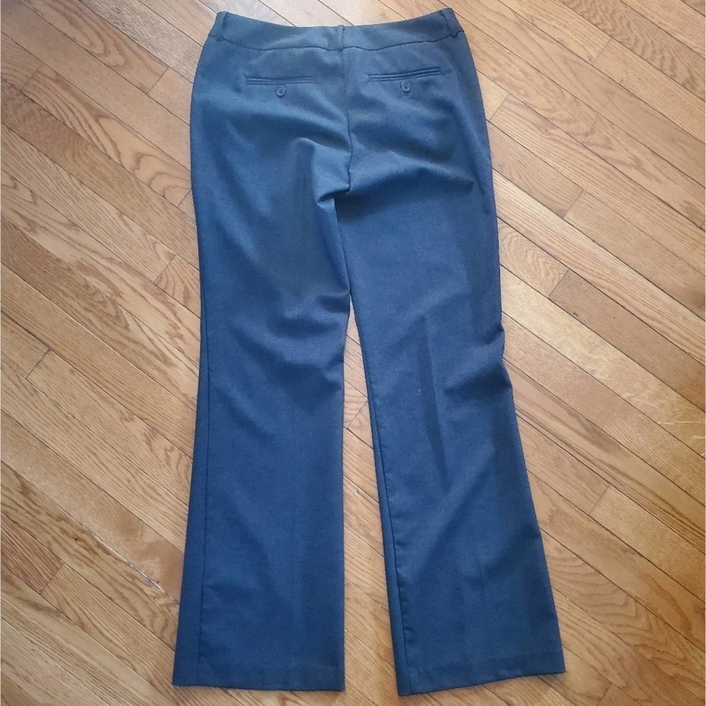 New York & Company Stretch size 4 Average Dark Grey Mid Rise Dress Pants - Picture 5 of 7